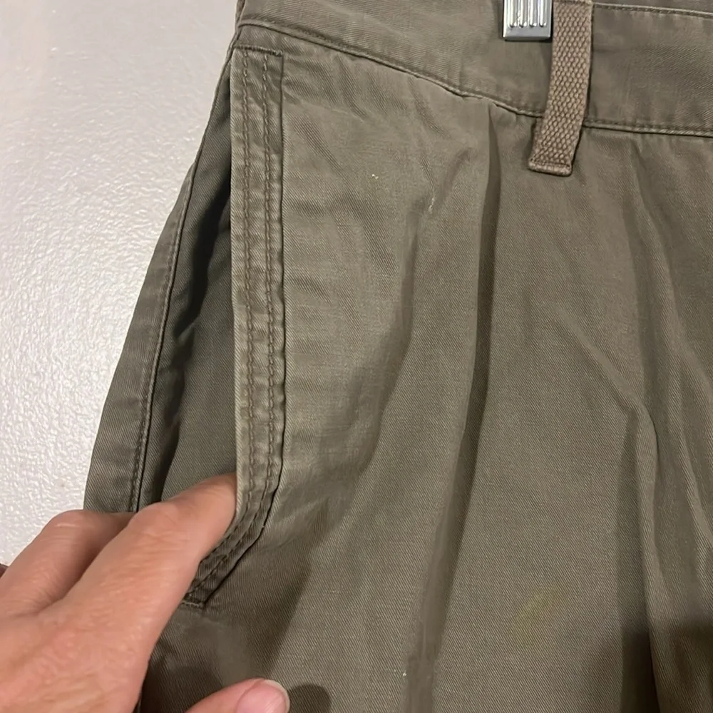 Indigo Palms khaki flat front shorts